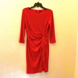 Ralph Lauren Red Dress, Size 6